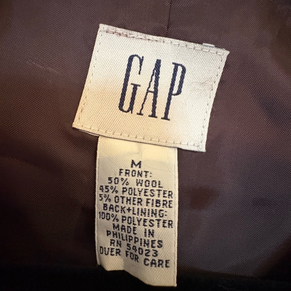 Vintage Gap Brown Tweed Wool Skirt and Vest Set NWT - Picture 5 of 12